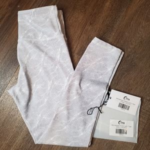 Zyia Michelangelo Marble Light N Tight Hi Rise 7/8 24"